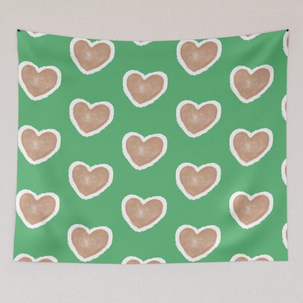 Item preview, Tie-Dye Brown Heart In Green Tee designed and sold by Artsy Fun.