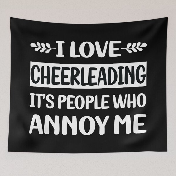 Item preview, People Annoy Me Cheerleading Cheerleader designed and sold by revieroklagmano.