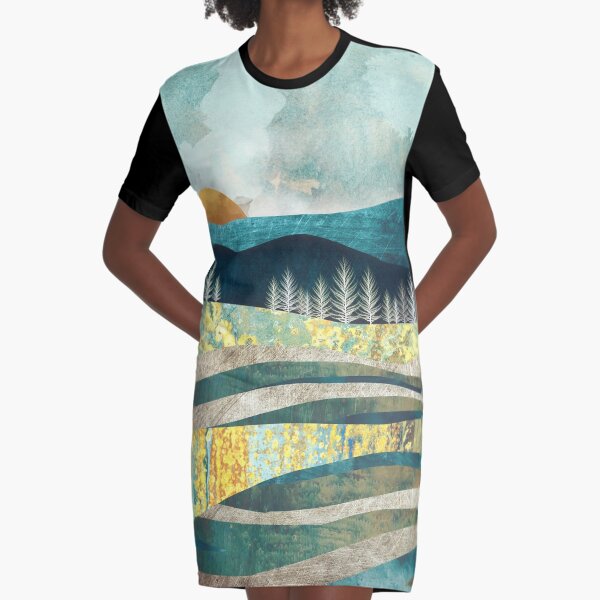 Late Summer Graphic T-Shirt Dress