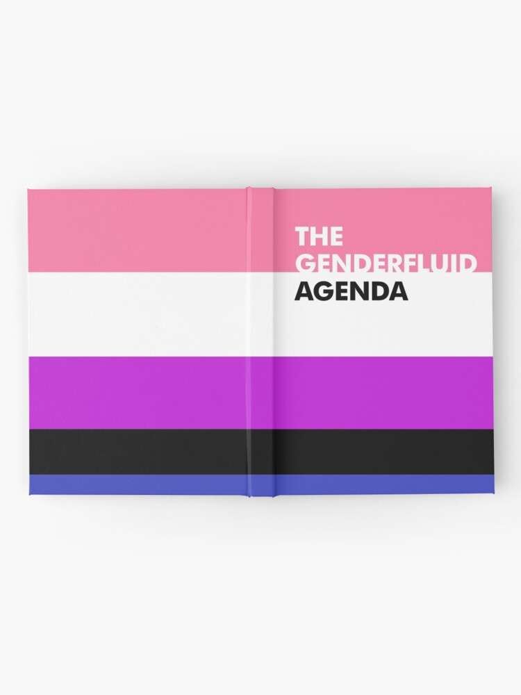Alternate view of Genderfluid Agenda Hardcover Journal