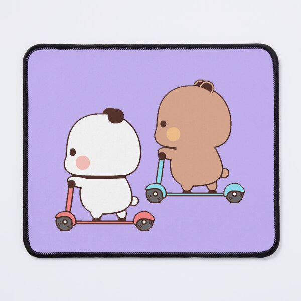 Item preview, Cute Bubu And Dudu Are Playing Scooter Together designed and sold by gingersweet.