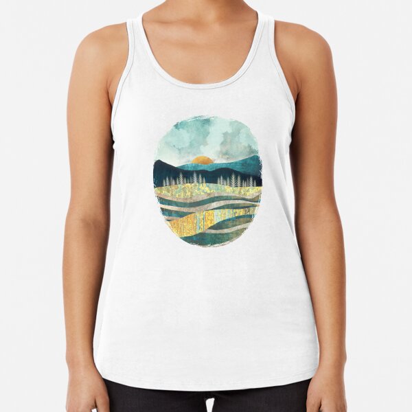 I'm an Outsider - Flowy Racerback Tank, Kelly Green