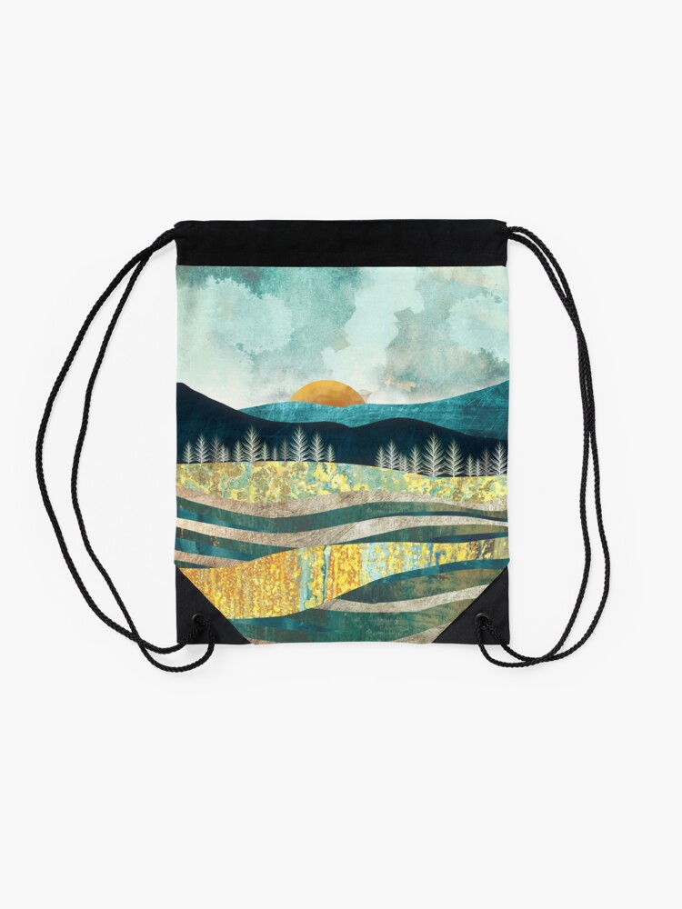 Alternate view of Late Summer Drawstring Bag