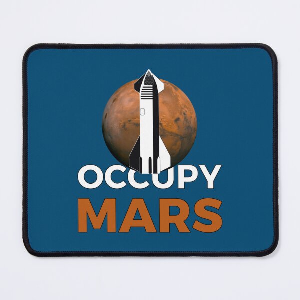 Item preview, OCCUPY MARS Spacex Starship Flying - Elon Musk   designed and sold by WonderRS.