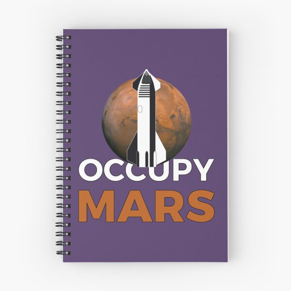 Item preview, OCCUPY MARS Spacex Starship Flying - Elon Musk   designed and sold by WonderRS.