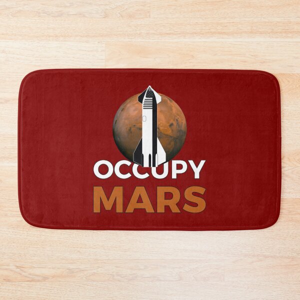 Item preview, OCCUPY MARS Spacex Starship Flying - Elon Musk   designed and sold by WonderRS.