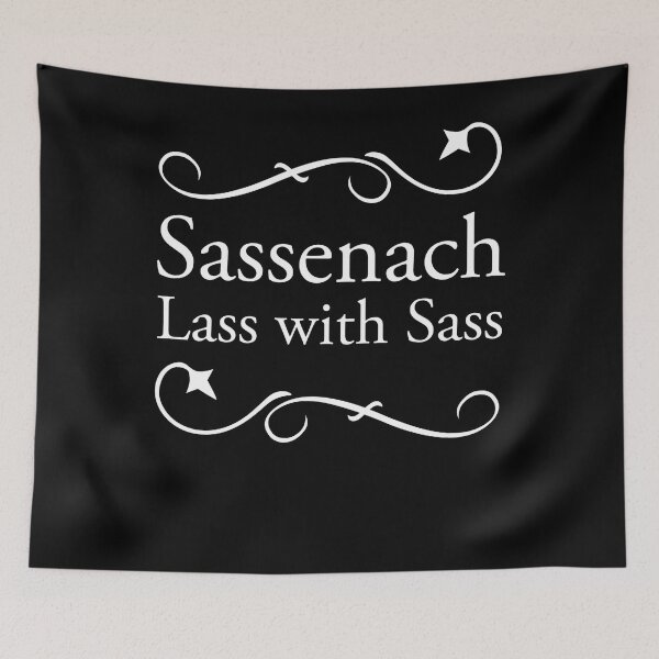 Item preview, Gift Music Fans Dark Grey Sassenach Lass With Sass More Then Awesome designed and sold by Markroseana.