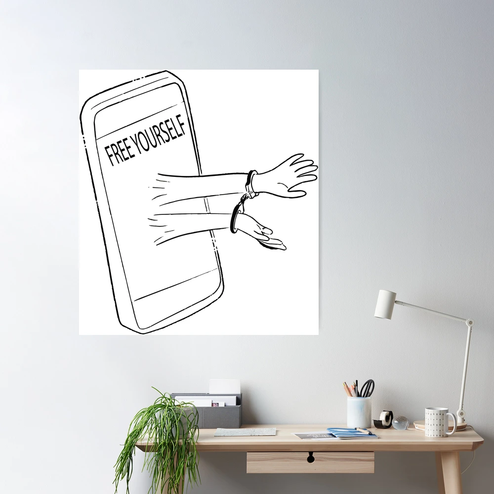 Mobile phone in the hand - line drawing - a Royalty Free Stock Photo from  Photocase
