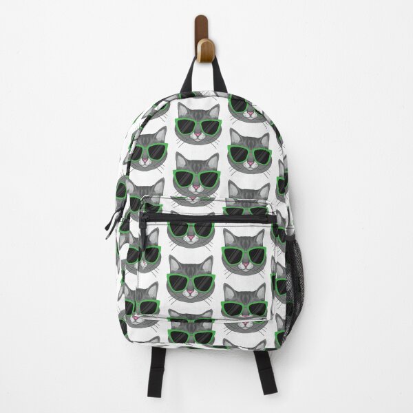Item preview, Cat Life is Perfect - Cool Cat With Green Sunglasses designed and sold by dass-art.