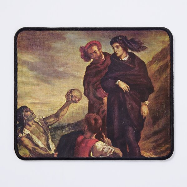 Item preview, Hamlet and Horatio in the Graveyard - Eugène Delacroix  designed and sold by Vintage Designs +.