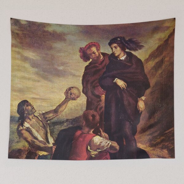 Item preview, Hamlet and Horatio in the Graveyard - Eugène Delacroix  designed and sold by Vintage Designs +.