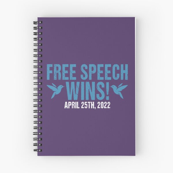 Item preview, Free Speech Wins April 25th 2022   designed and sold by WonderRS.