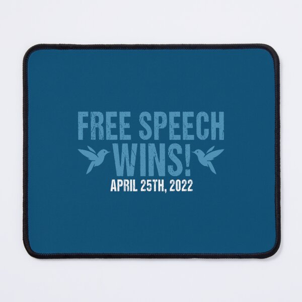 Item preview, Free Speech Wins April 25th 2022   designed and sold by WonderRS.