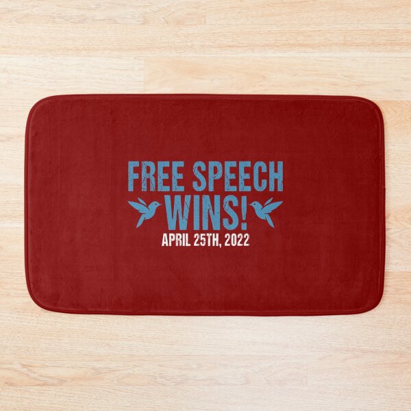 Item preview, Free Speech Wins April 25th 2022   designed and sold by WonderRS.