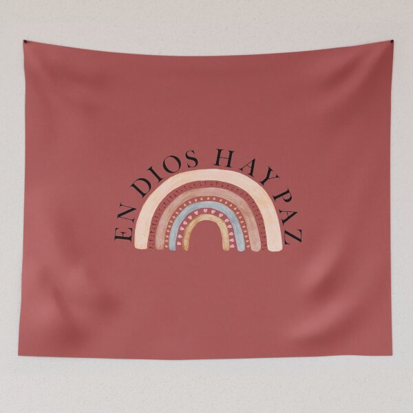 Item preview, En Dios hay paz, Spanish Christian Quote designed and sold by latiendadearyam.