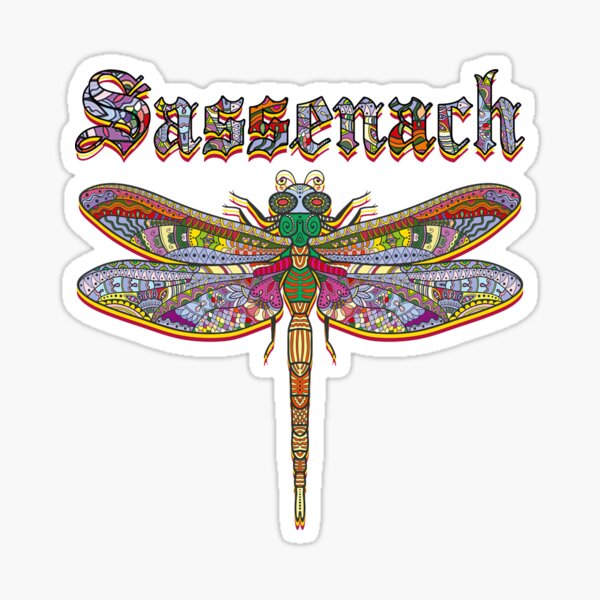 Aperçu de l'œuvre Cadeaux pour hommes Sassenach Libellule Cool Graphic Gift créée et vendue par Markroseana.
