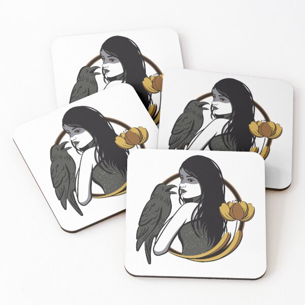 Item preview, Beautiful sorceress with crow designed and sold by Rob-Son.