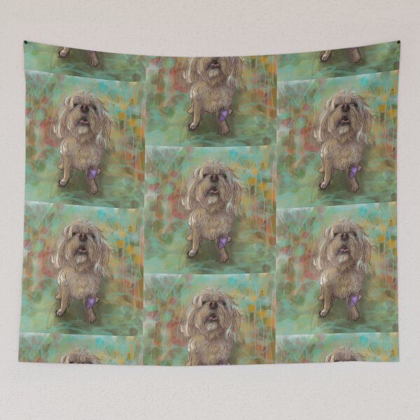 Item preview, Shaggy Dog full of Love and Hope designed and sold by MonicaArtist.