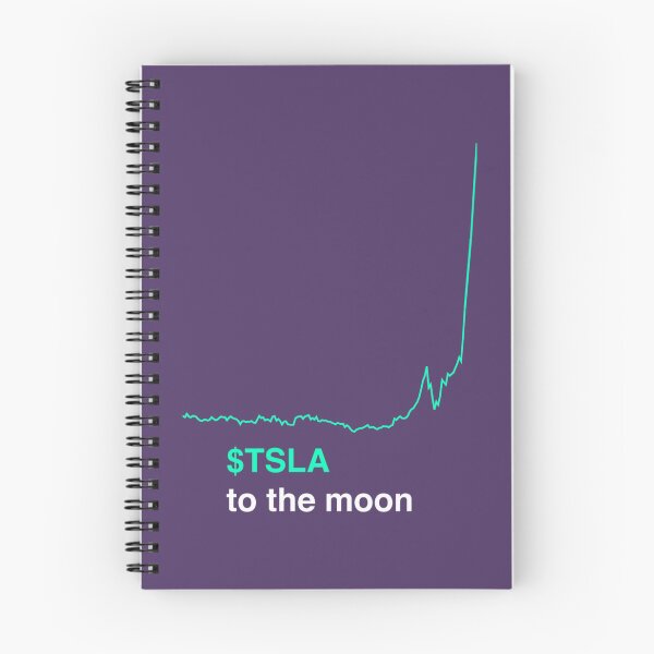 Item preview, Tesla stock to the moon   designed and sold by WonderRS.