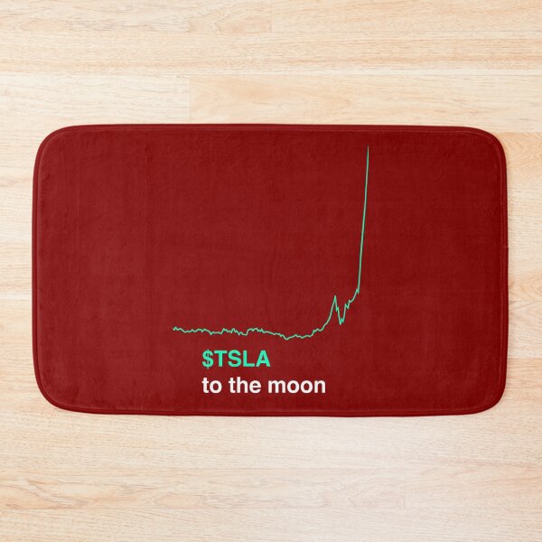 Item preview, Tesla stock to the moon   designed and sold by WonderRS.