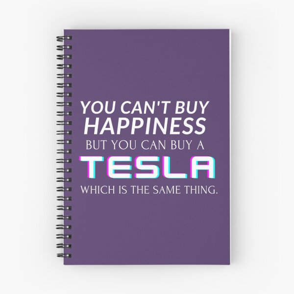 Item preview, You Can_t Buy Happiness But You Can Buy A Tesla Funny Elon Musk Car Gift   designed and sold by WonderRS.
