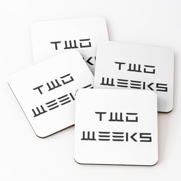 Item preview, Two Weeks  -  Elon Musk joke about the Full Self Driving (FSD) Button   designed and sold by WonderRS.