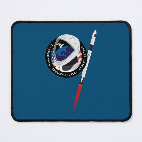Item preview, Spacex Crew Dragon Demo-2 mission Logo with F9   designed and sold by WonderRS.