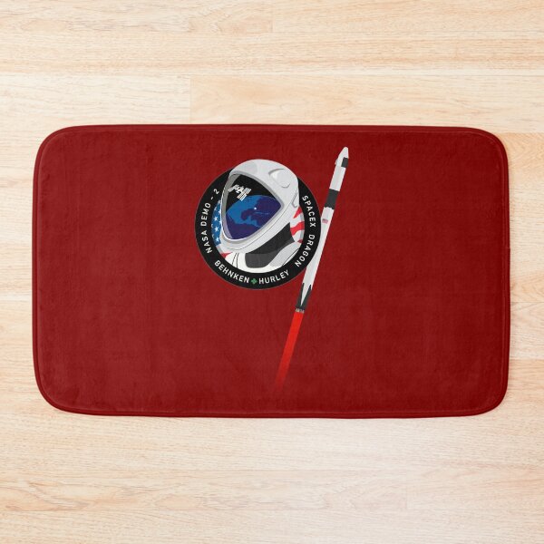 Item preview, Spacex Crew Dragon Demo-2 mission Logo with F9   designed and sold by WonderRS.