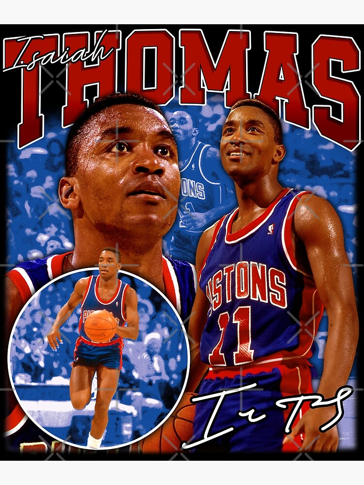 Isaiah Thomas Basketball Legend Signature Vintage Retro 80s 90s