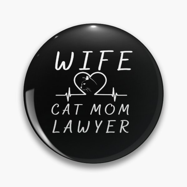 Item preview, Lawyer And Cat Mom  designed and sold by Nero9o.