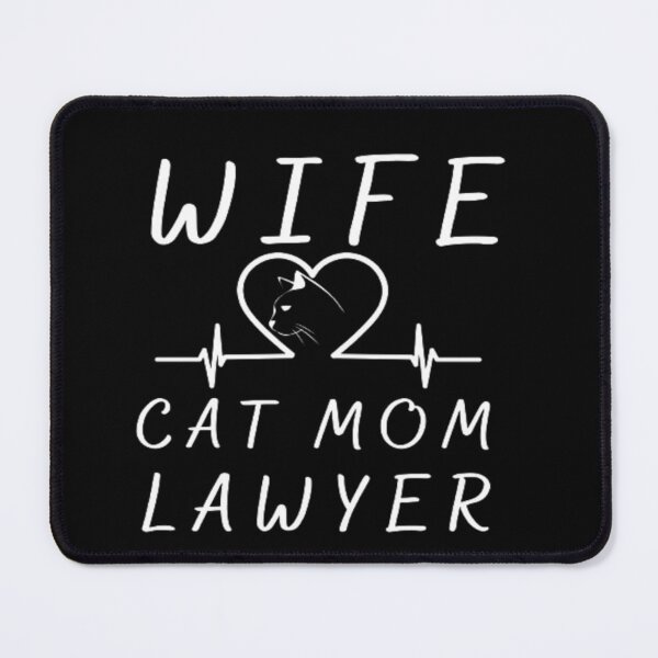 Item preview, Lawyer And Cat Mom designed and sold by Nero9o.