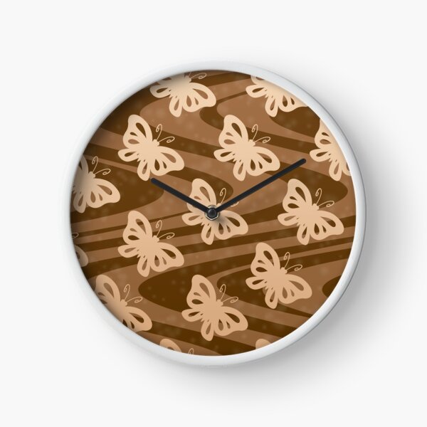 Item preview, Brown butterflies pattern designed and sold by MinEkkoArt.