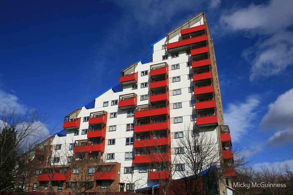 "Tom Collins House Byker" by Micky McGuinness Redbubble