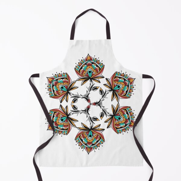 Item preview, Fkj tattoo flash flower designed and sold by franckfkj.