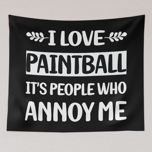 Item preview, People Annoy Me Paintball designed and sold by revieroklagmano.