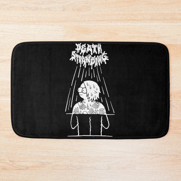 Item preview, Hardship Cataclysm Destroys Living Things Death Stranding Porter Showerrap designed and sold by Janiah216.