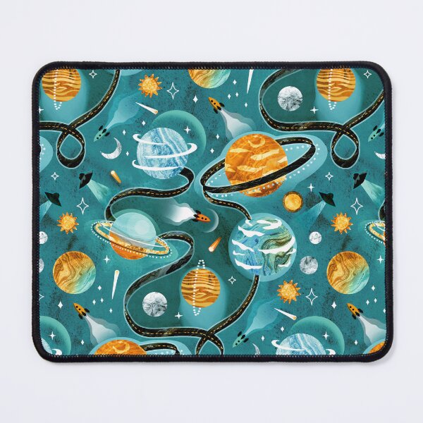 Item preview, Highway to Intergalactic Adventures - Orange & Teal designed and sold by TigaTiga.