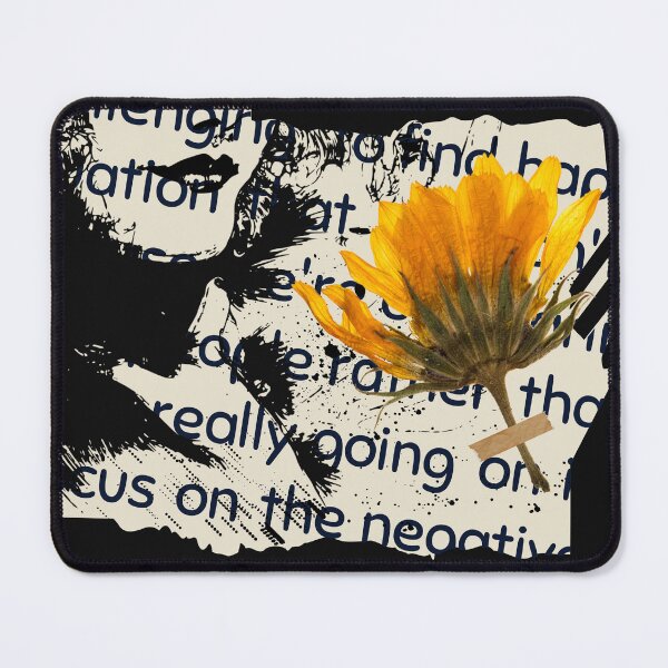 Item preview, Dark Girl Sketch and yellow flower designed and sold by TypeWrite.