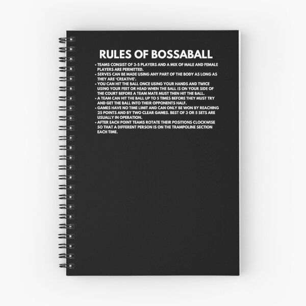 Item preview, Bossaball Rules designed and sold by ProtonProject.
