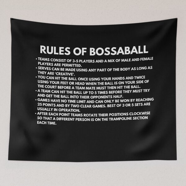 Item preview, Bossaball Rules designed and sold by ProtonProject.