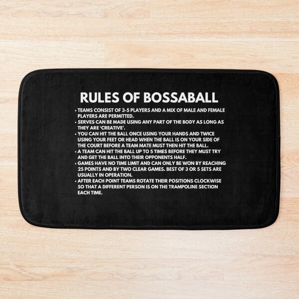 Item preview, Bossaball Rules designed and sold by ProtonProject.