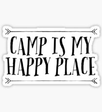 Pegatina CAMP ES MI LUGAR FELIZ