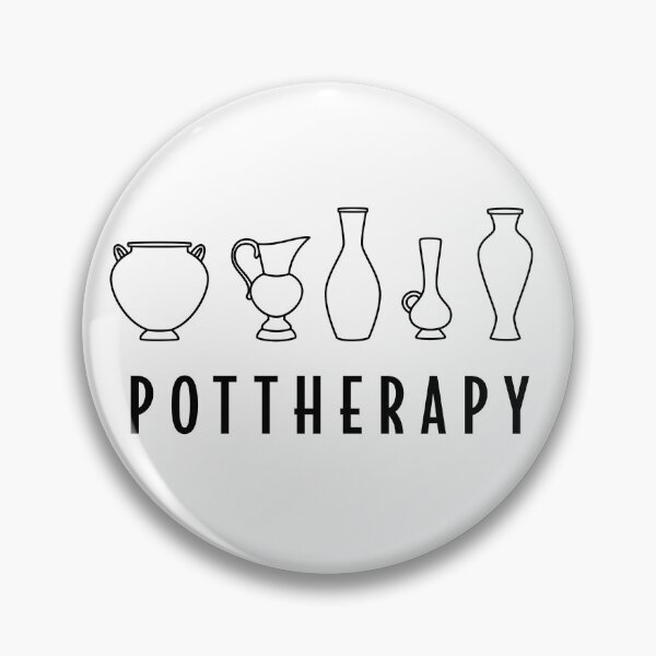 Item preview, Pottery therapy  pottery gift pottery is my therapy Pottery Gifts Pottery lover present designed and sold by anodyle.