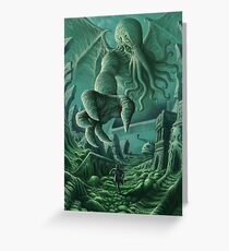 Cthulhu Unleashed Greeting Card