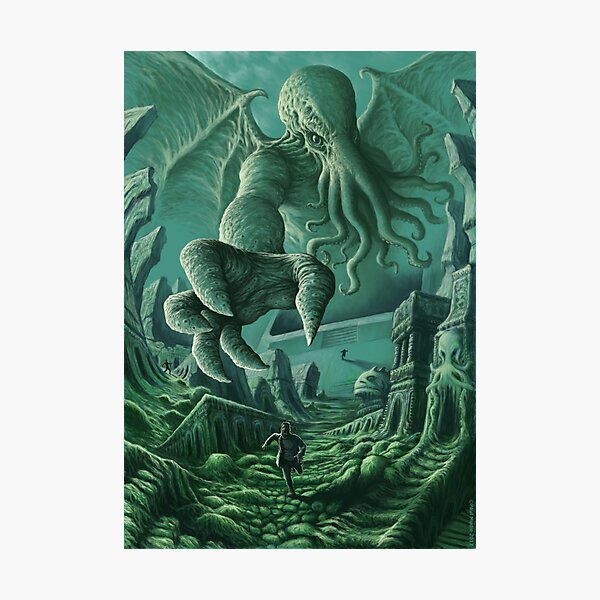 Cthulhu Unleashed Photographic Print