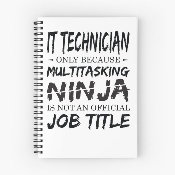 Item preview, Ninja It Technician designed and sold by woodesigner.