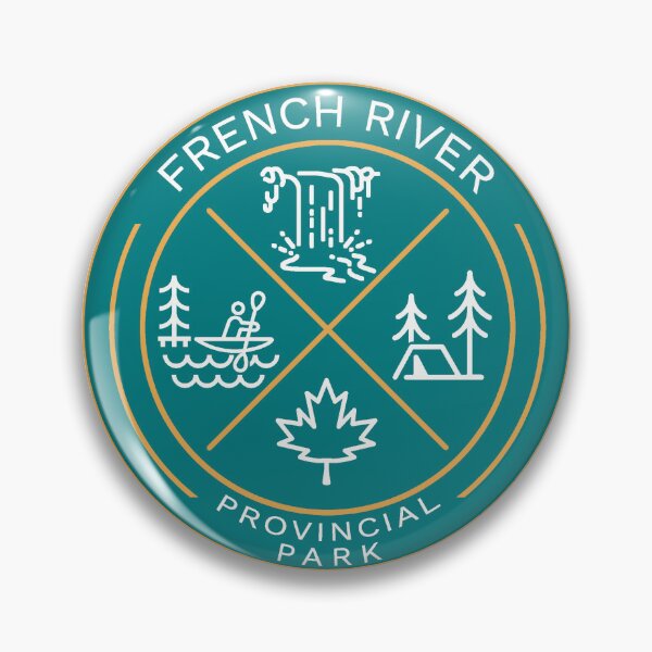 Item preview, French River Provincial Park Heraldic Logo designed and sold by VanyaKar.