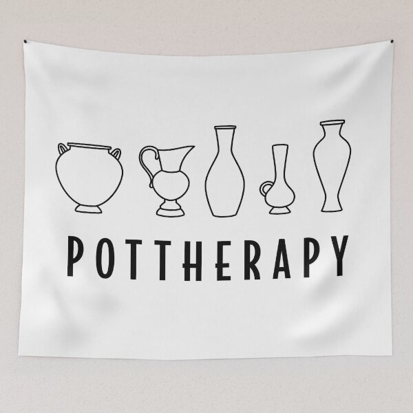 Item preview, Pottery therapy  pottery gift pottery is my therapy Pottery Gifts Pottery lover present designed and sold by anodyle.