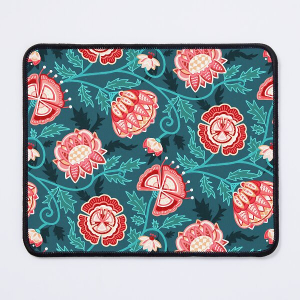 Item preview, Modern Indian Chintz - Pink & Mint designed and sold by TigaTiga.