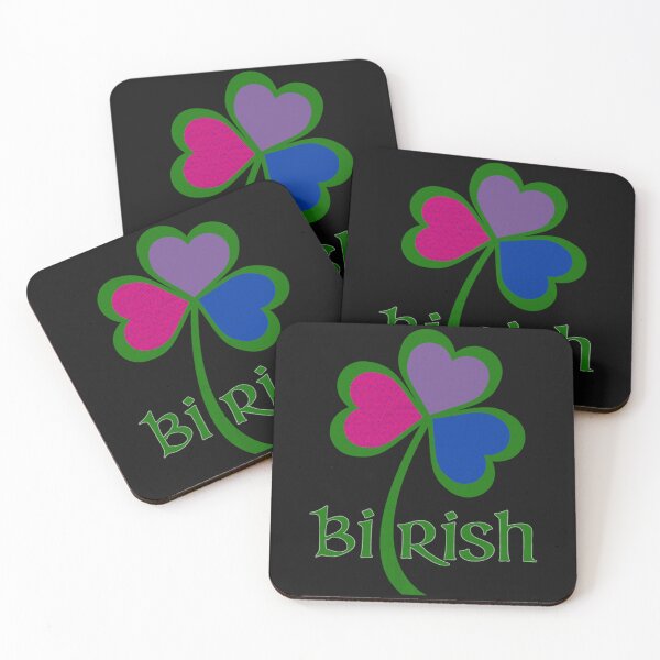 Item preview, BIRISH - Funny Irish Bisexual Flag Colors Shamrock   designed and sold by CarolynessCano.